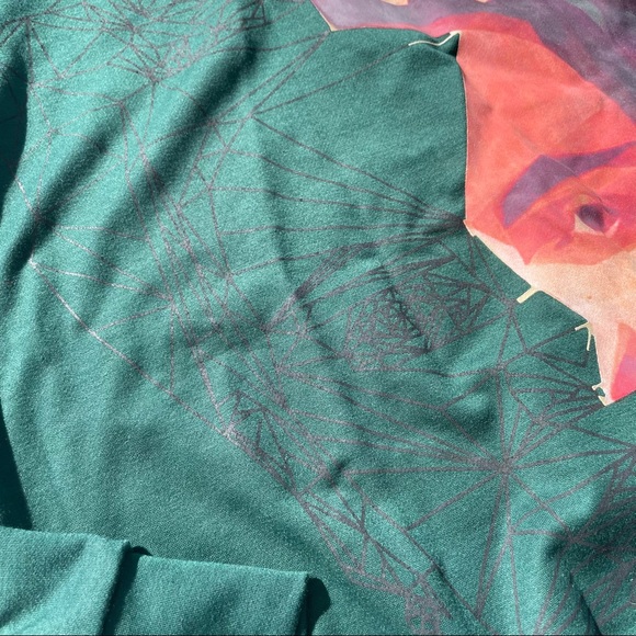 Frida Kahlo digital self portrait crewneck sweater - Picture 4 of 5